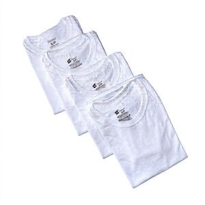Hanes T-Shirt Men's Comfort Soft Super Value 4 Crew Neck Small White Shirts